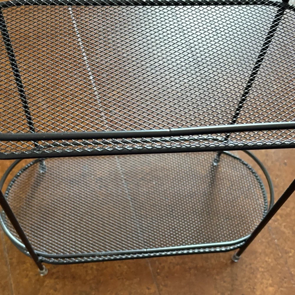 Black Metal Bathroom Shelf